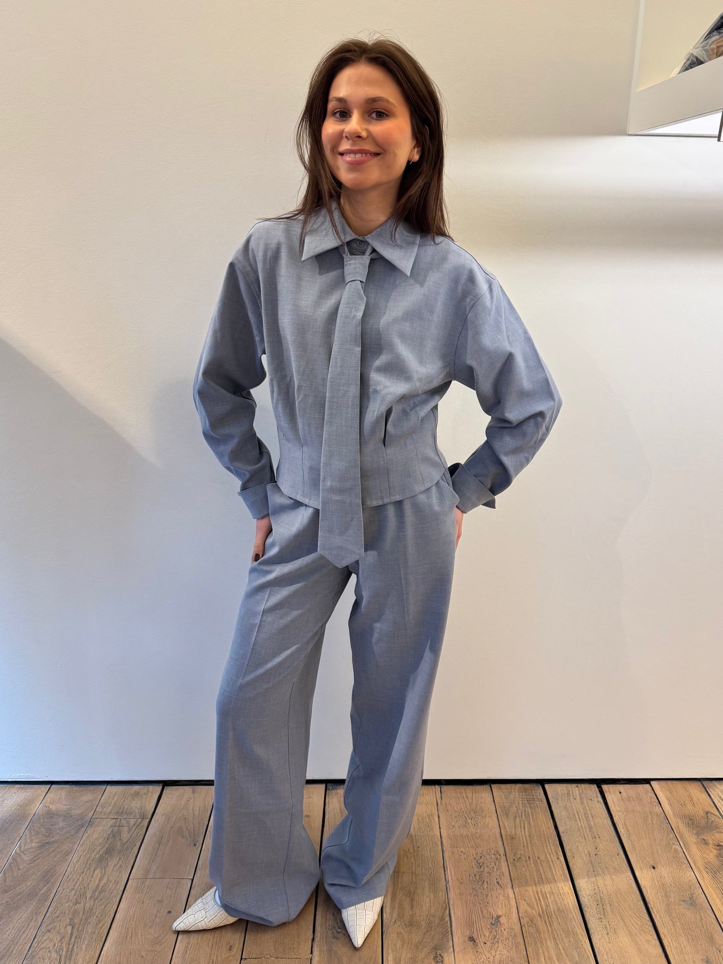 Minus Bloes Met Das Emmely Skyway Blue