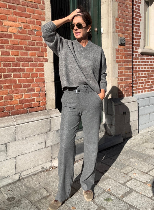 PNTS Broek The Super B Grijs