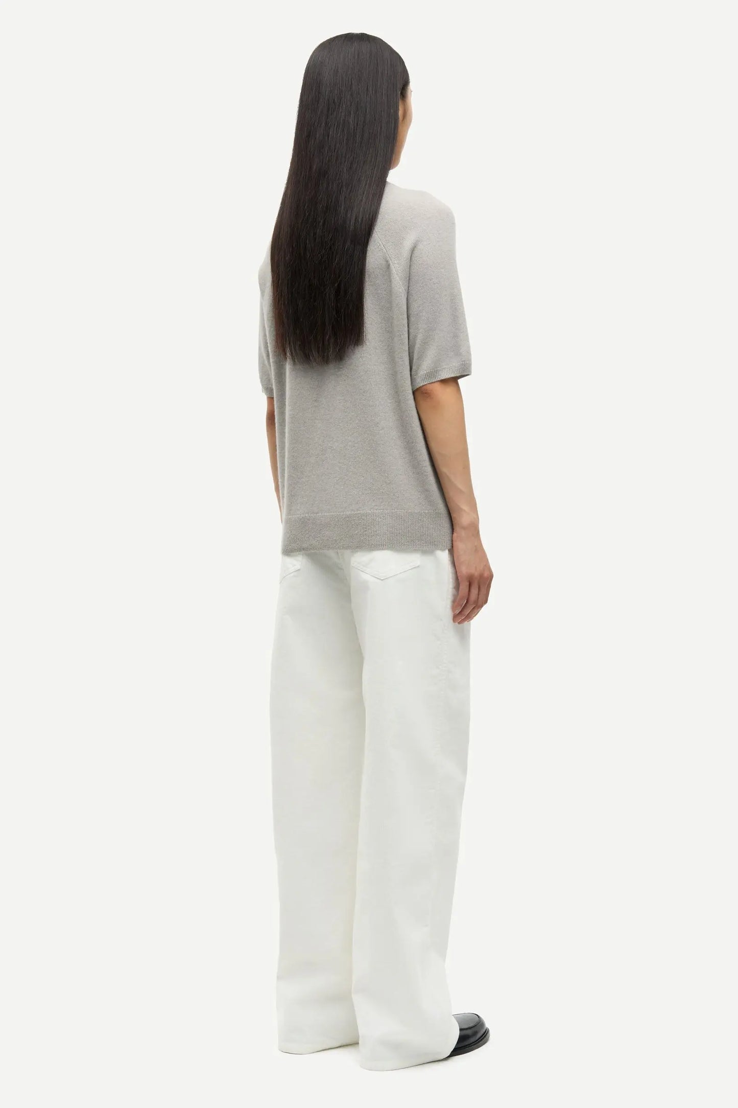Samsoe Samsoe Pull Korte Mouw Saboston Elephant Skin