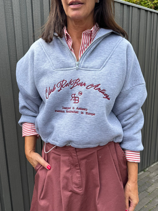 Re/Born Sweater Chelsea Gray Melange