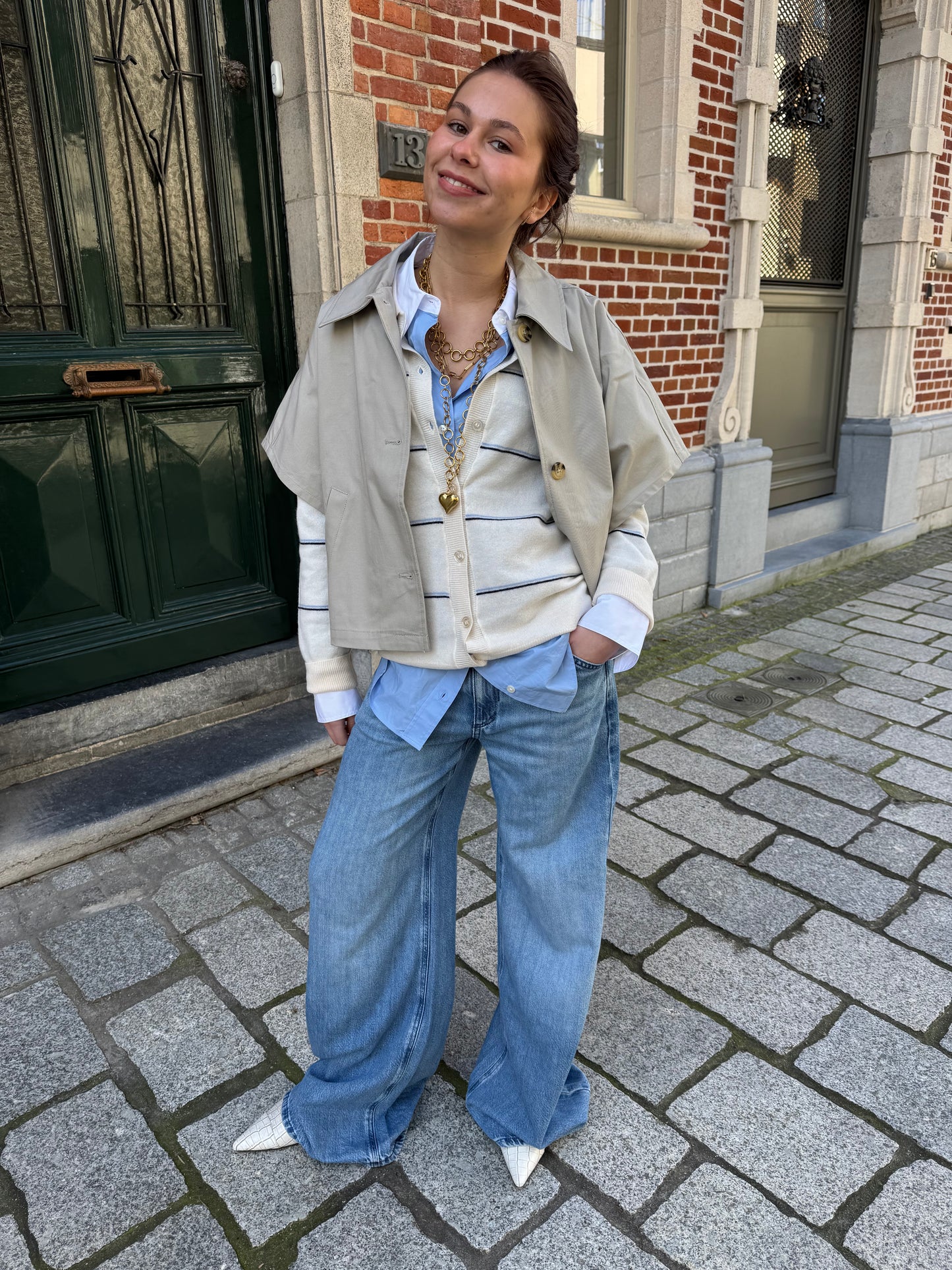 Leveté Room Waistcoat Piper 1 Light Sand