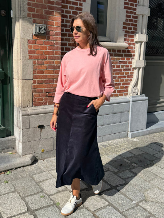 Rue de Tokyo Rok Pryma Organic Heavy Corduroy Ink Navy