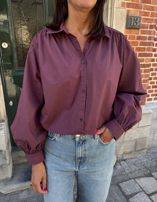 Rue de Tokyo Bloes Sloan Burgundy