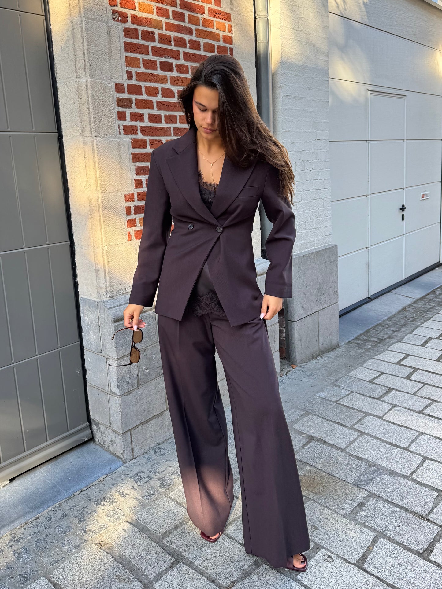 Liv The Label Blazer Jools Dark Brown