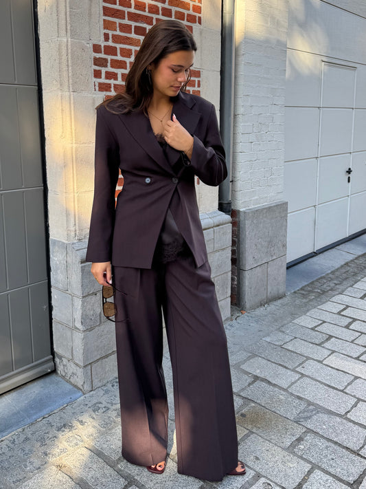 Liv The Label Broek Logan Dark Brown