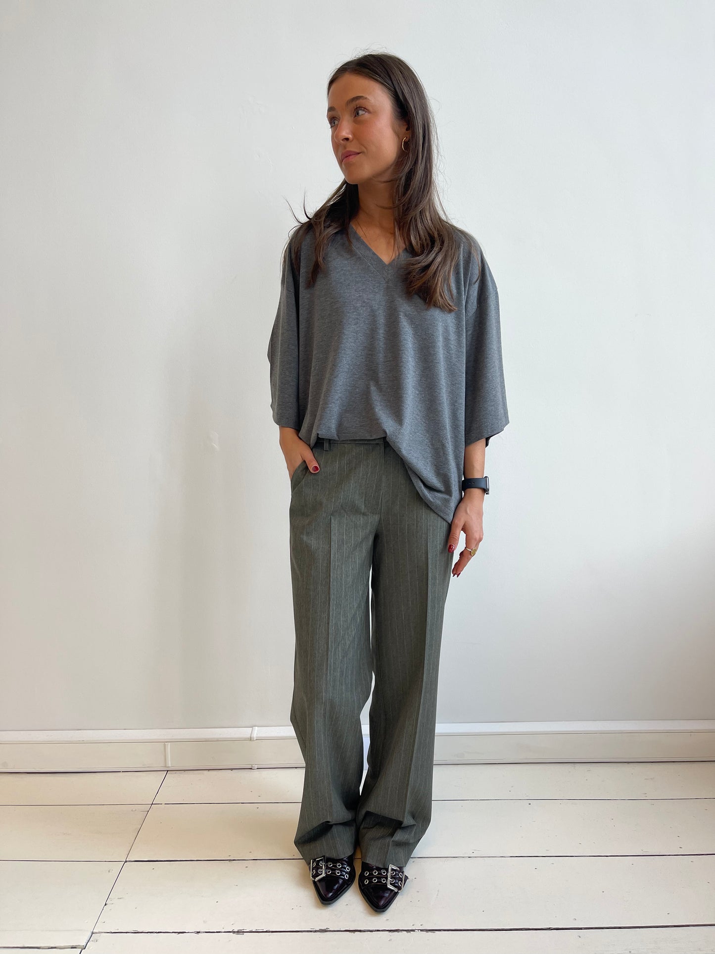 Liv The Label T-shirt Rebecca Baseball Antracite