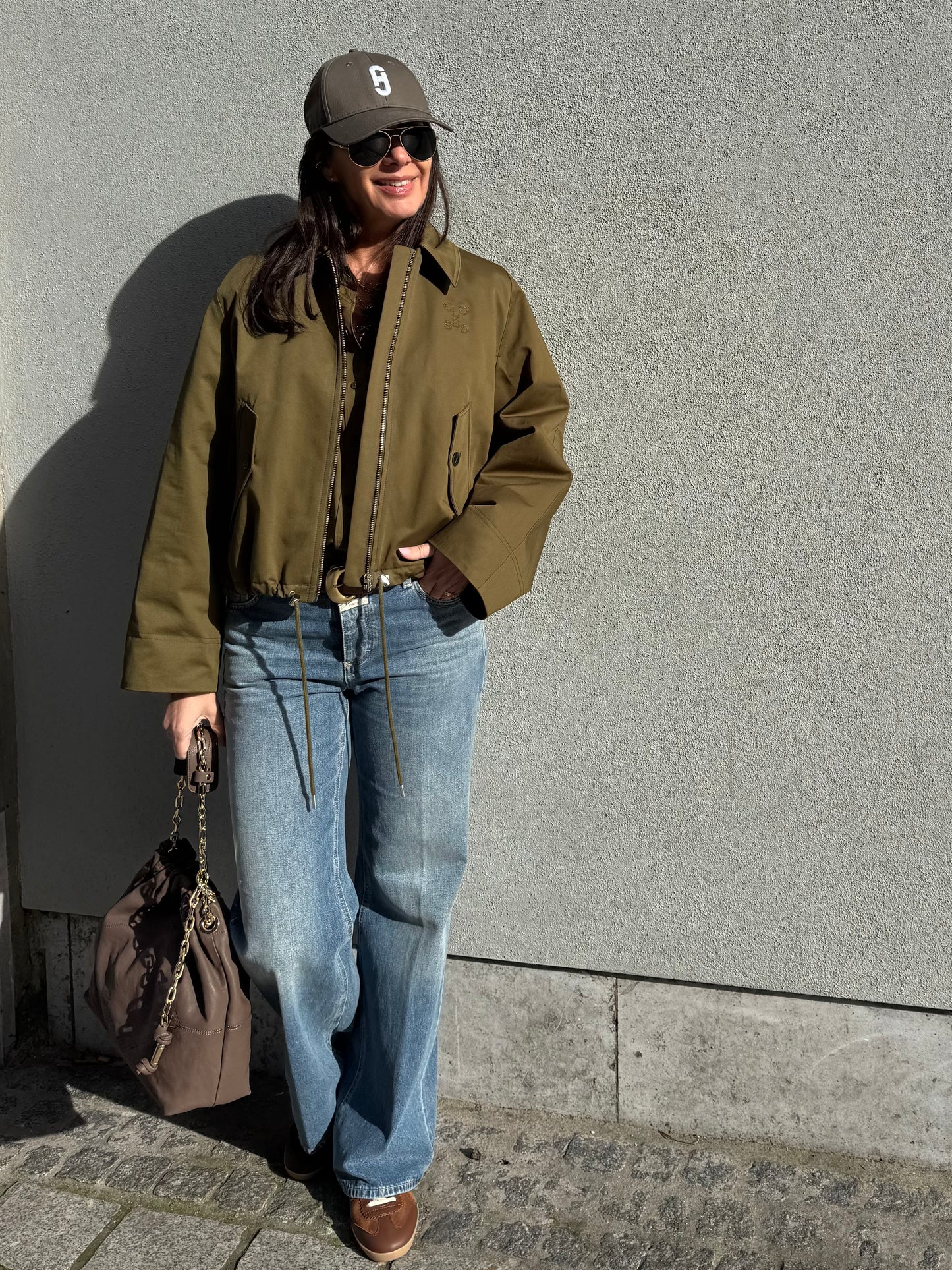 Closed Bomberjas Olive Green