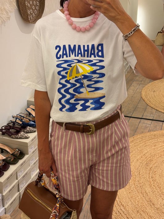 Liv The Label T-Shirt White Julianne Bahamas