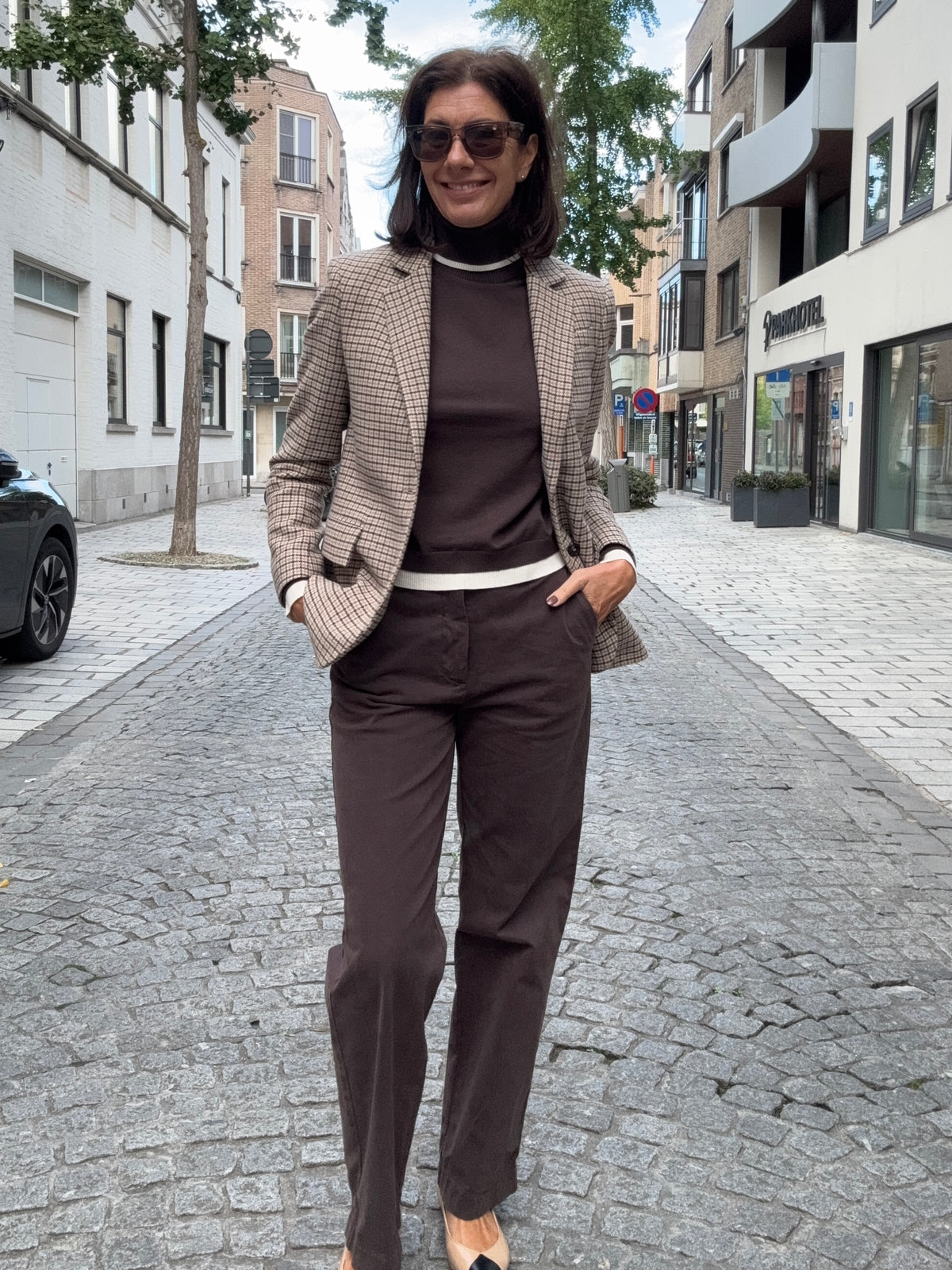 19.70 Broek Chino Bruin