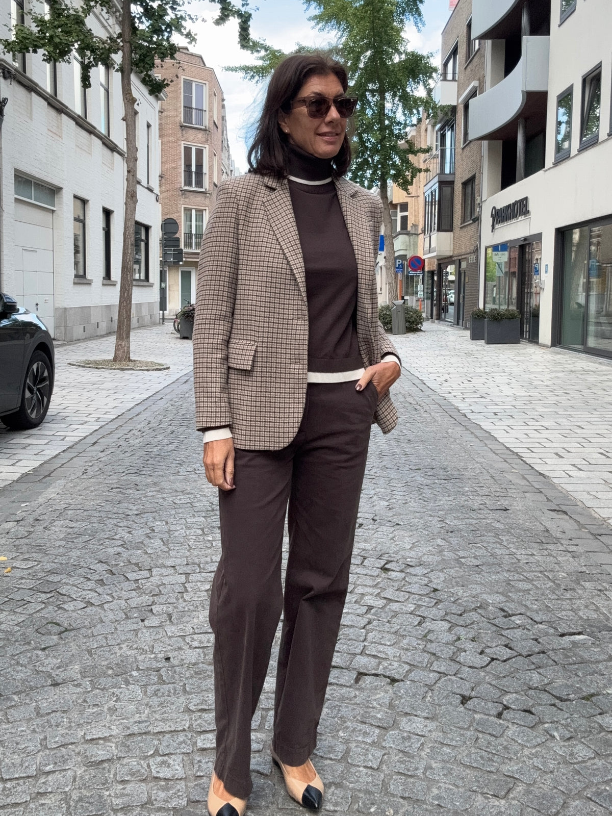 19.70 Broek Chino Bruin