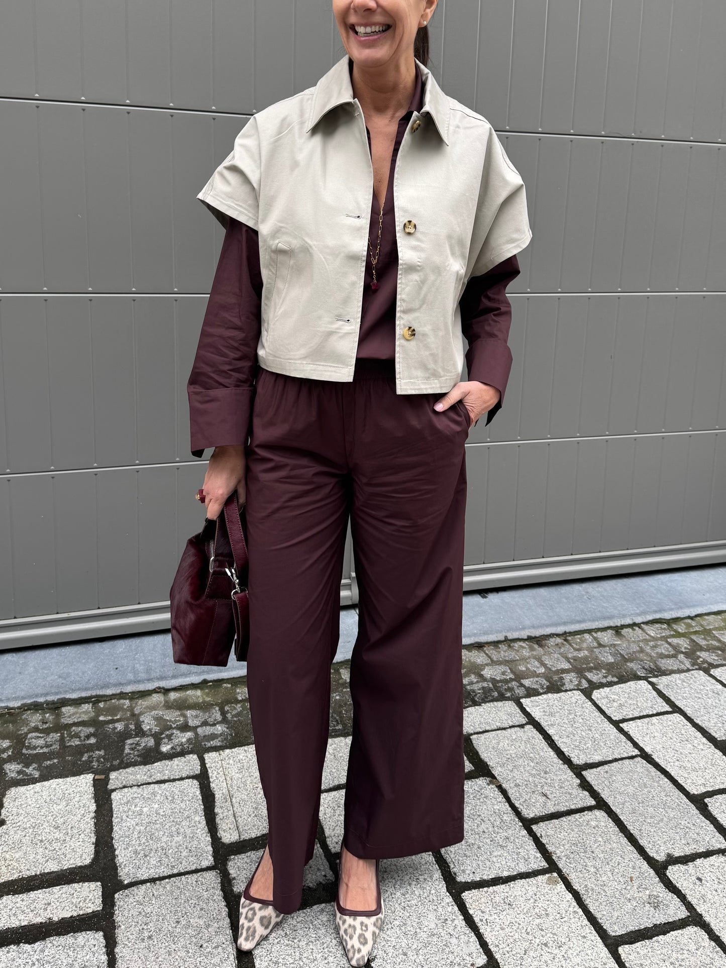 Samsoe Samsoe Broek Sajulio Fudge