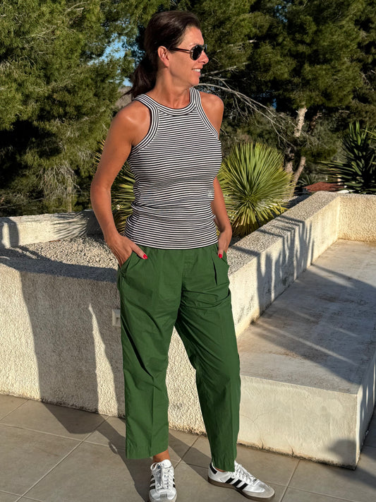 Closed Broek Romilla Green