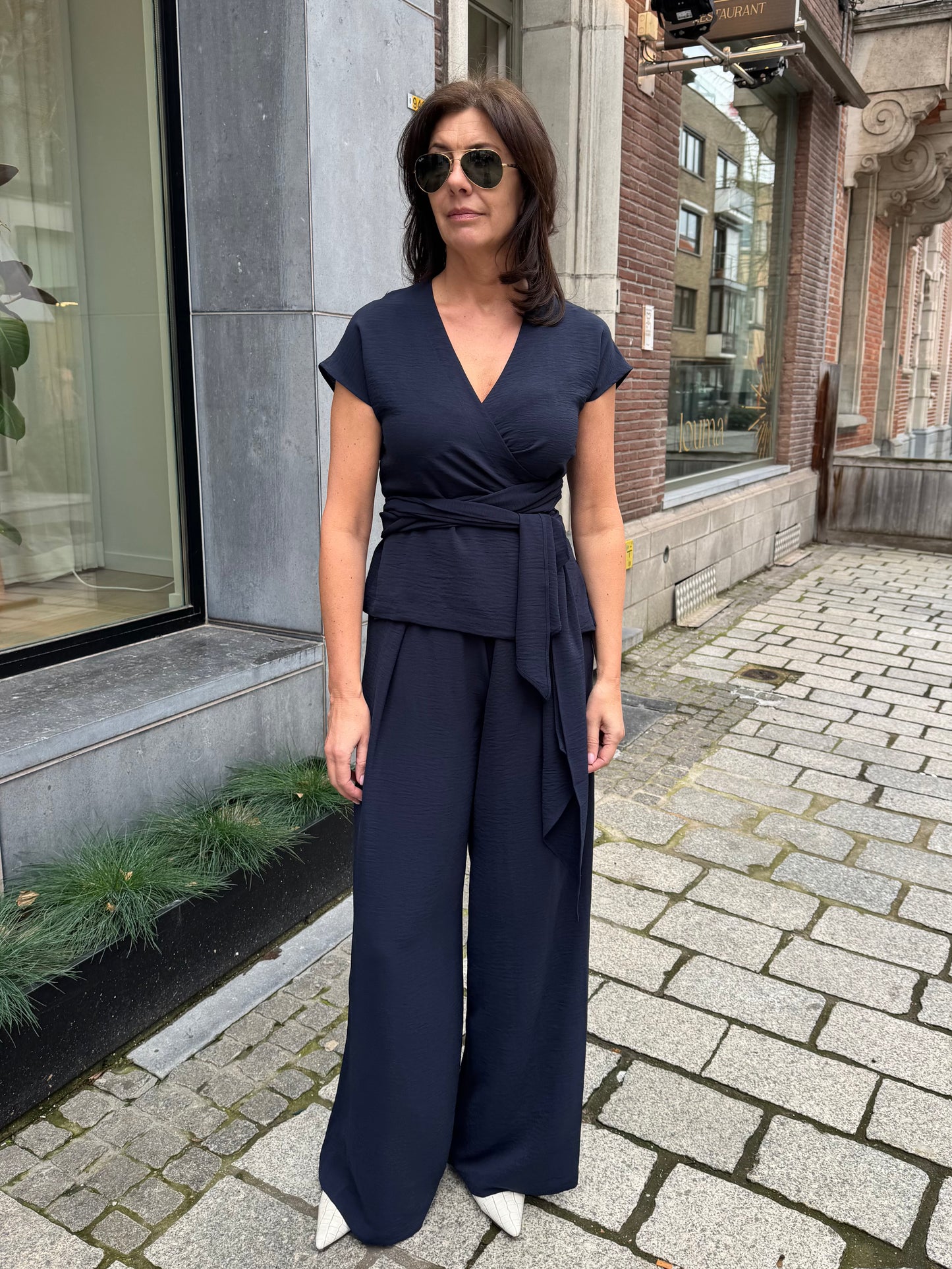 Badists Broek Moira Navy