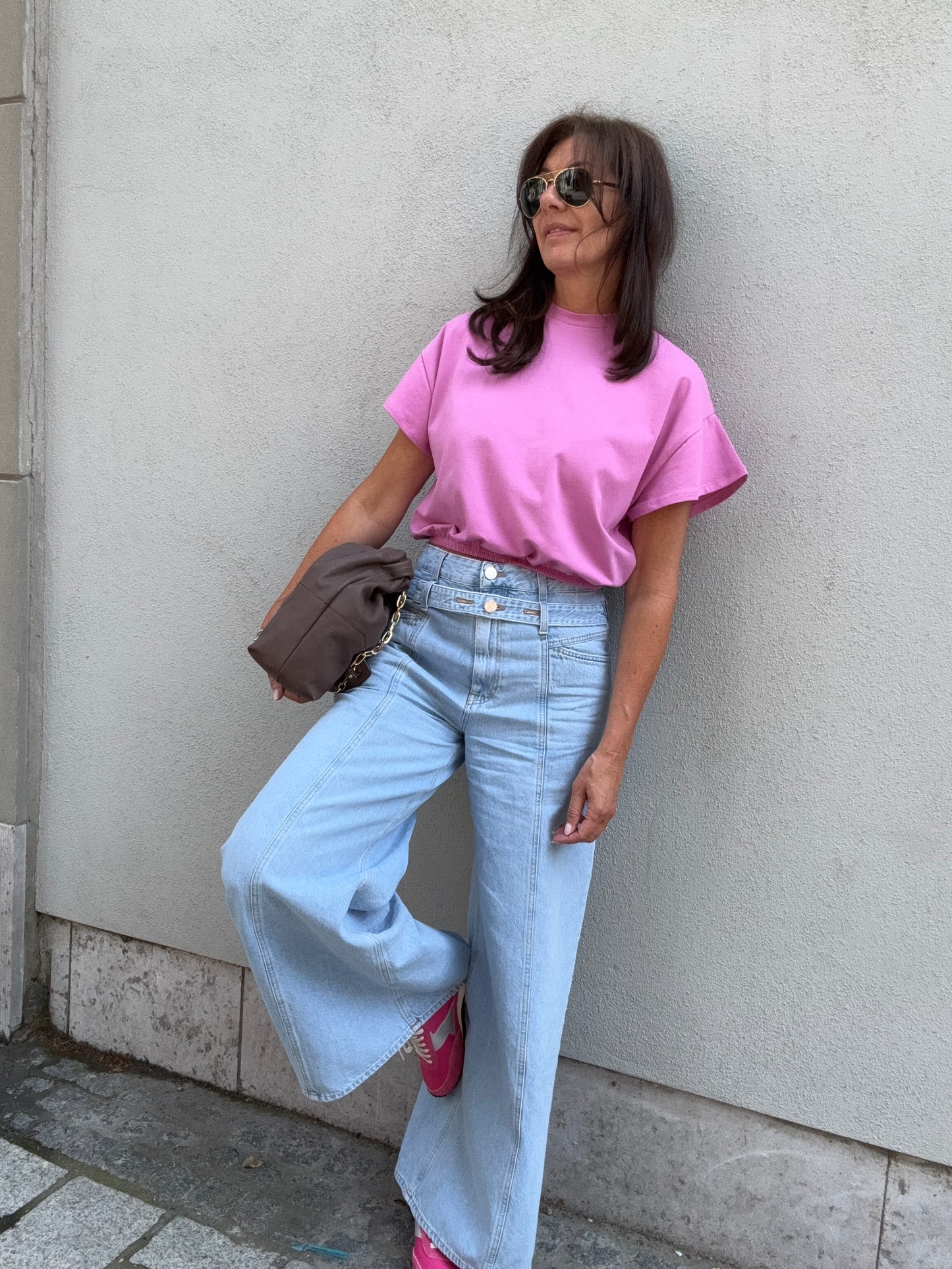 Re/Born T-Shirt Raffa Berry Pink