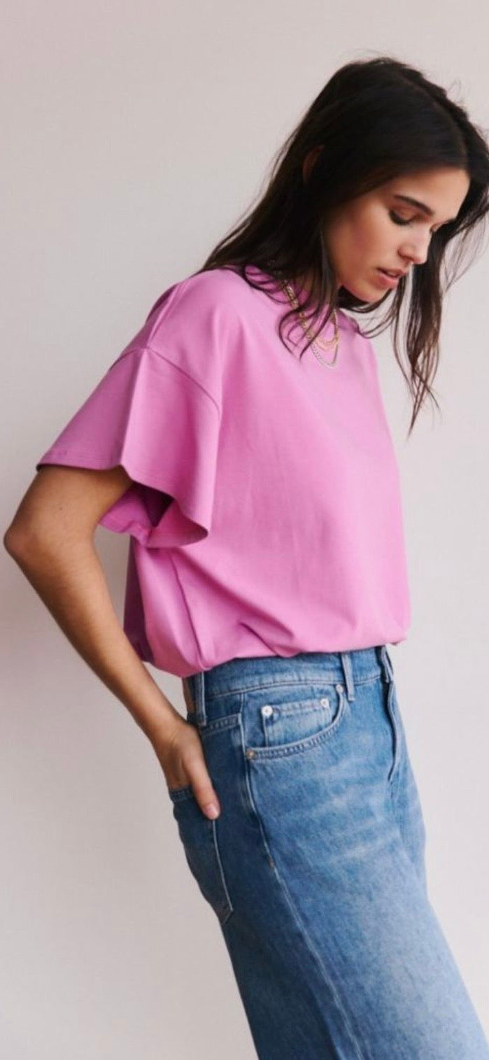 Re/Born T-Shirt Raffa Berry Pink