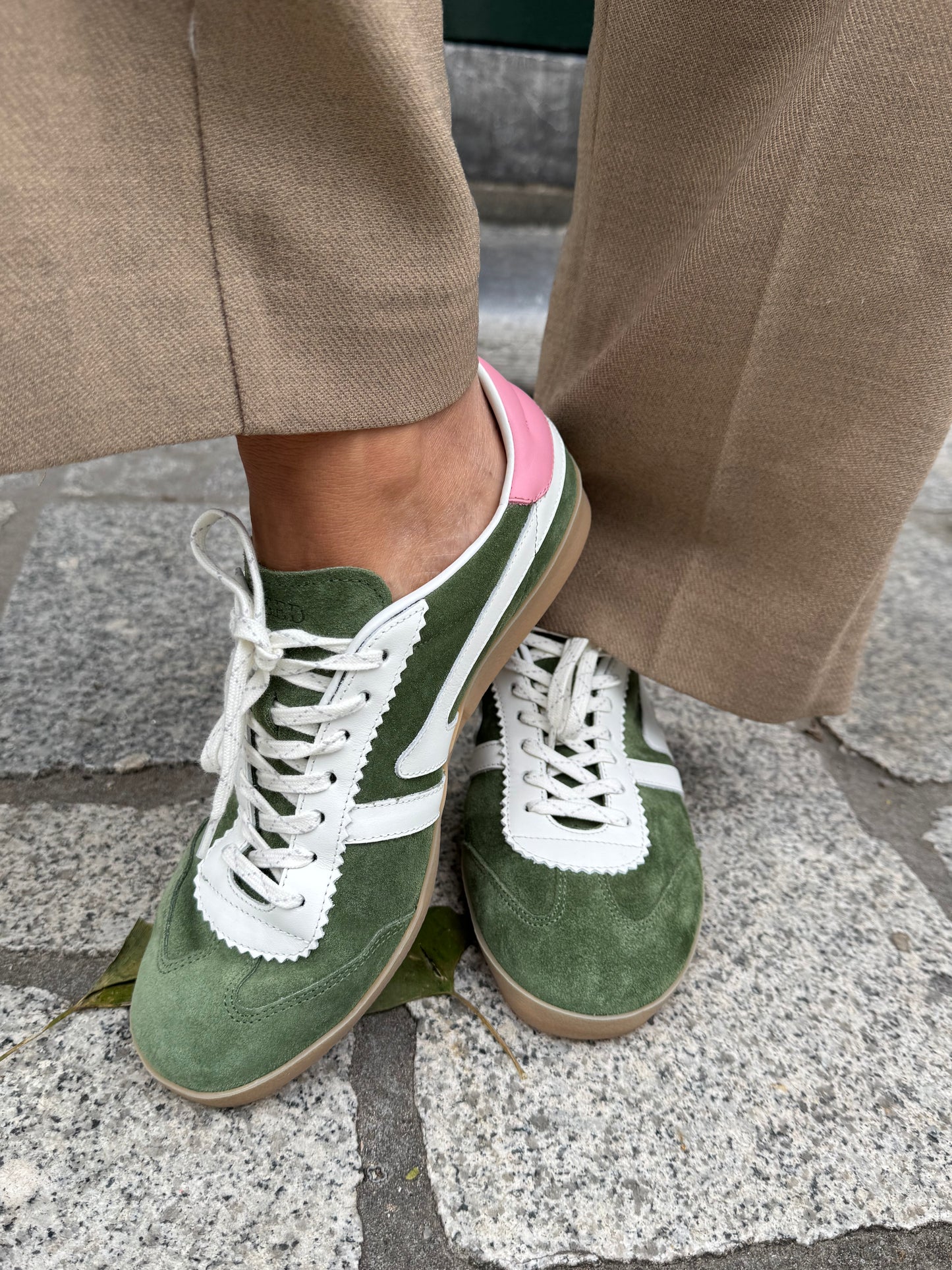 Closed Sneakers Suède Forest Green
