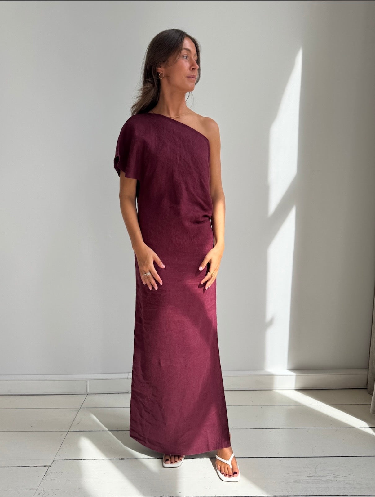 Liv The Label Jurk Sasha Burgundy