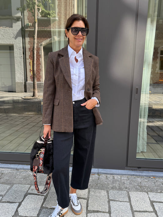 +People Jeans Marion Ballonmodel Zwart