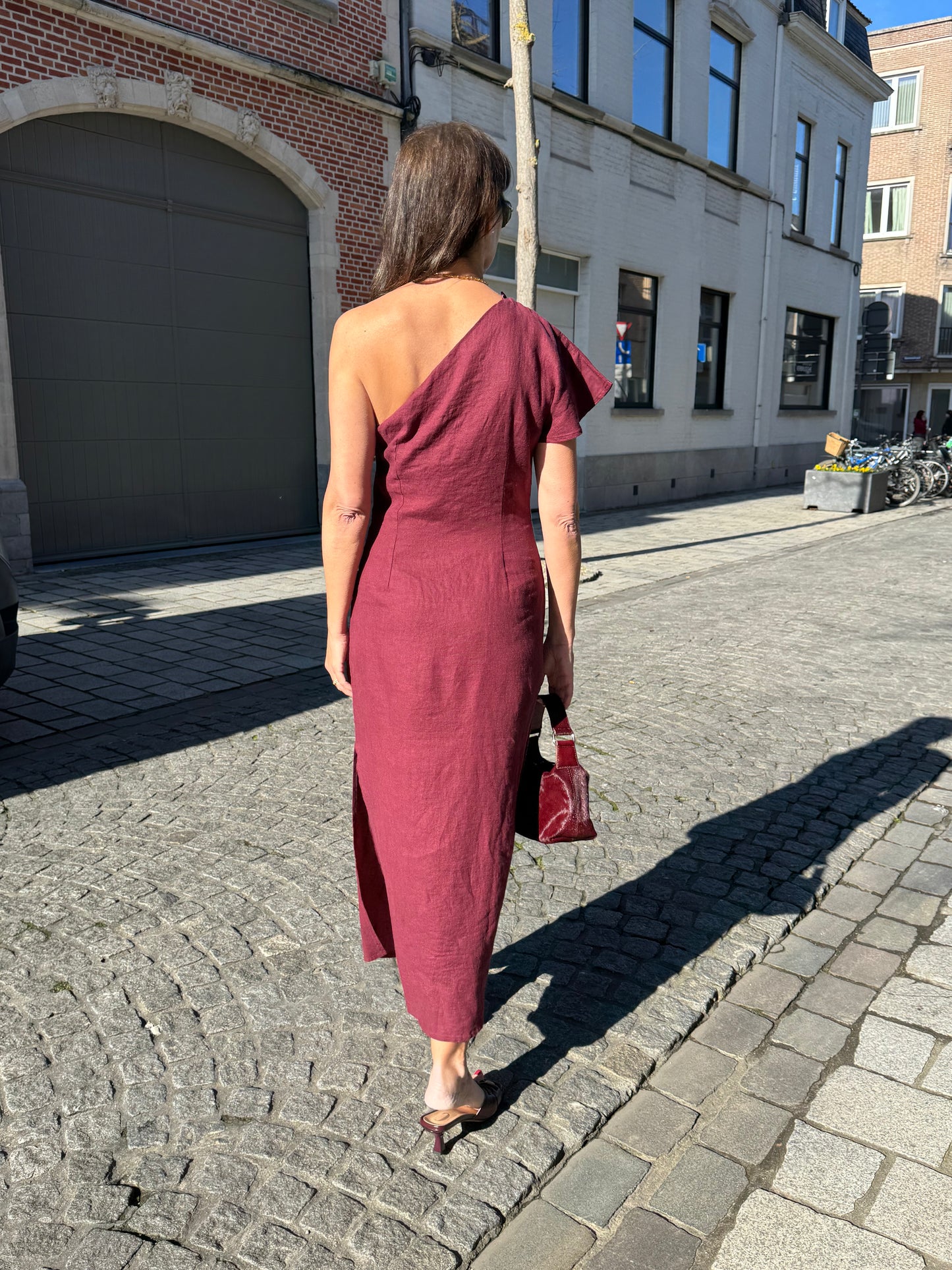 Liv The Label Jurk Sasha Burgundy