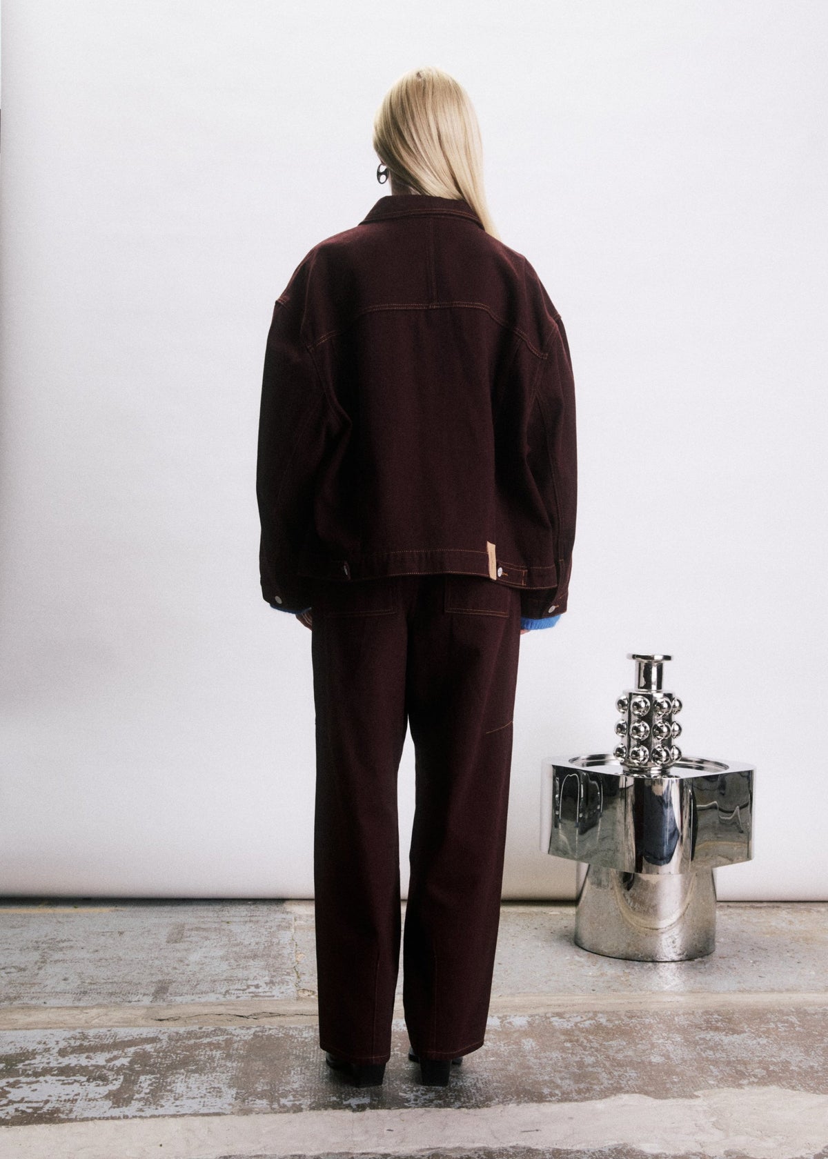 Jiji Broek Jeans Jeremy Bordeaux