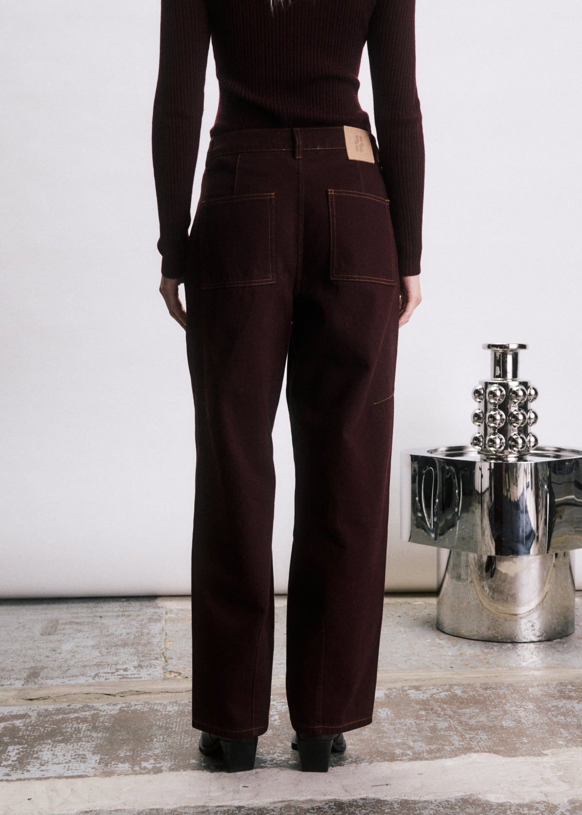 Jiji Broek Jeans Jeremy Bordeaux