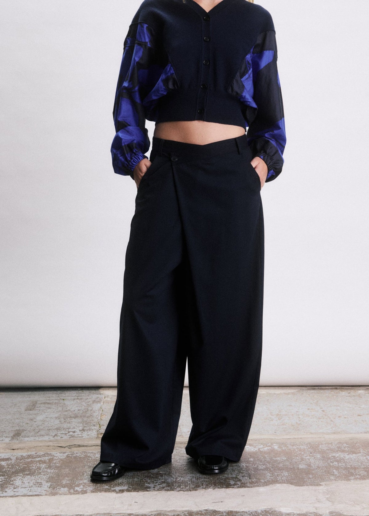 Jiji Broek Harrison Bleu Marine
