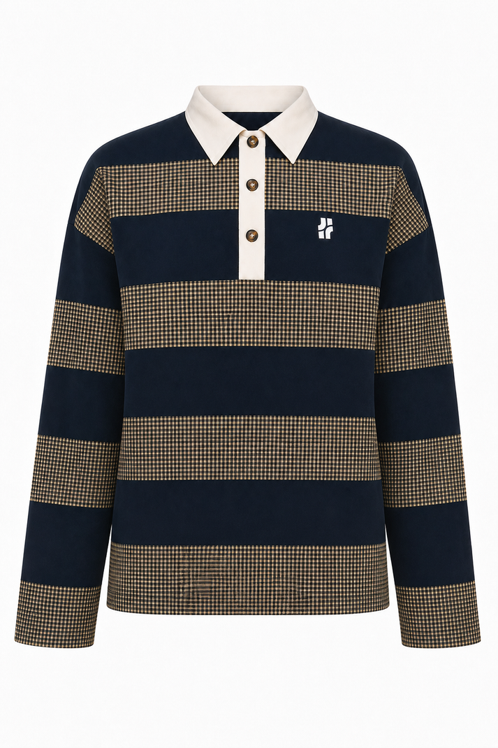Jiji Sweater / Polo Shane Bleu Marine