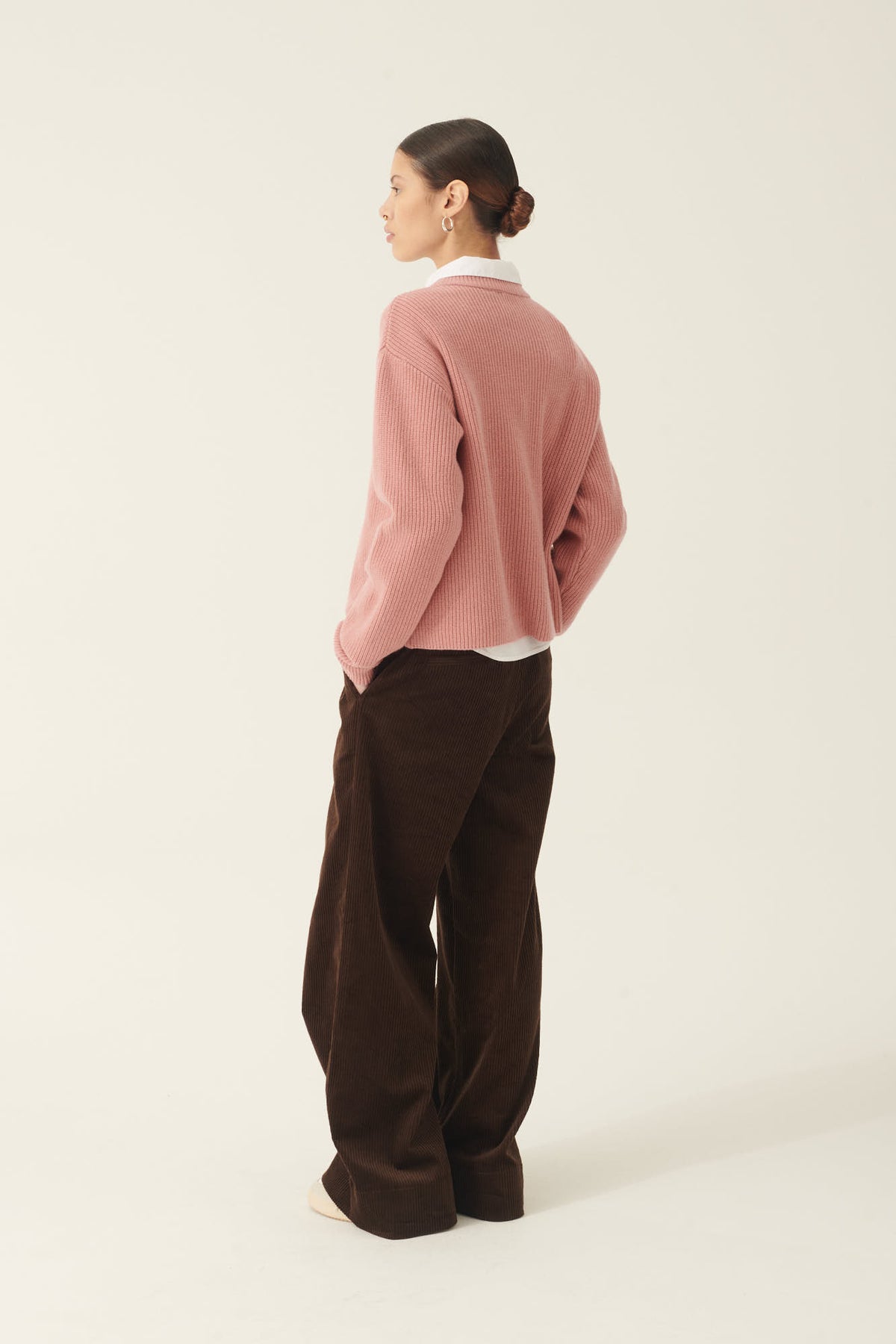OUTLET Rue de Tokyo Pull Karli Wol Cashmere Rose