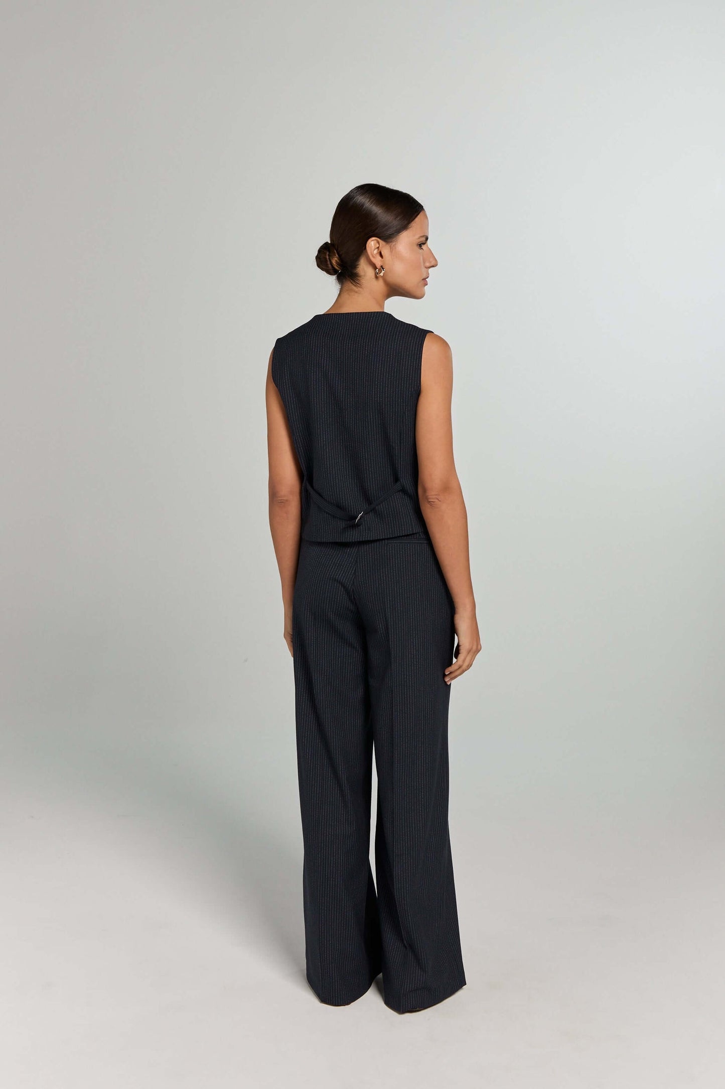 Liv The Label Broek Logan Marine Pinstripe
