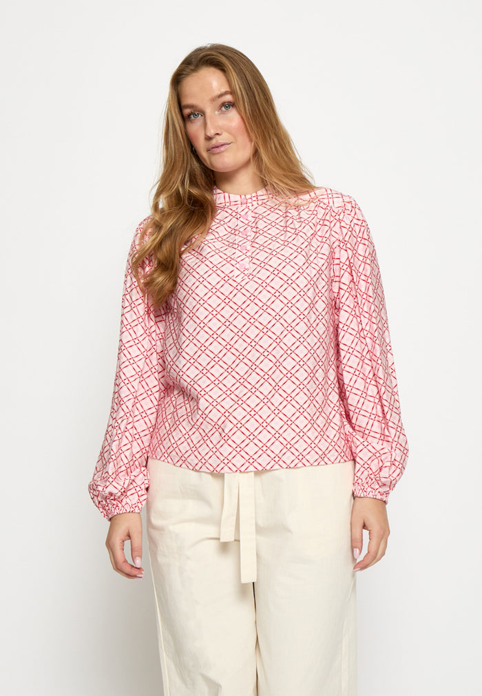 Minus Bloes Selvine Prism Pink Print