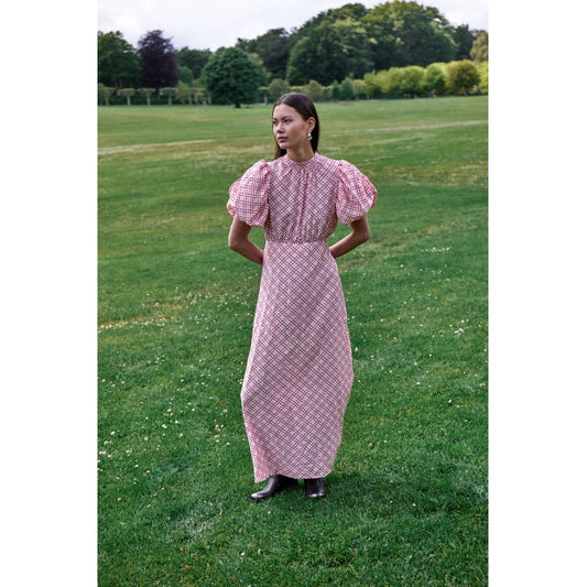 Minus Jurk Selvine Prism Pink Print