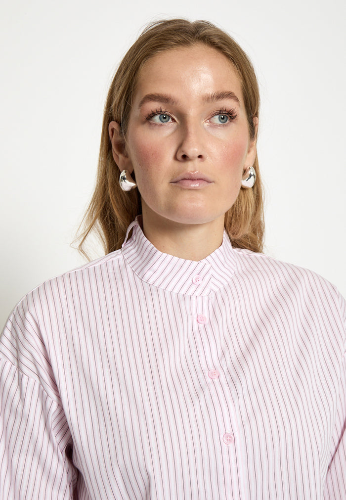 Minus Bloes Met Strik Skye Prism Pink Stripe