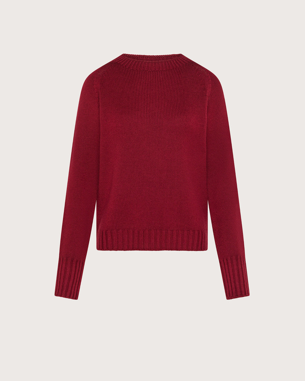 19.70 Pull met Ronde Hals Rood