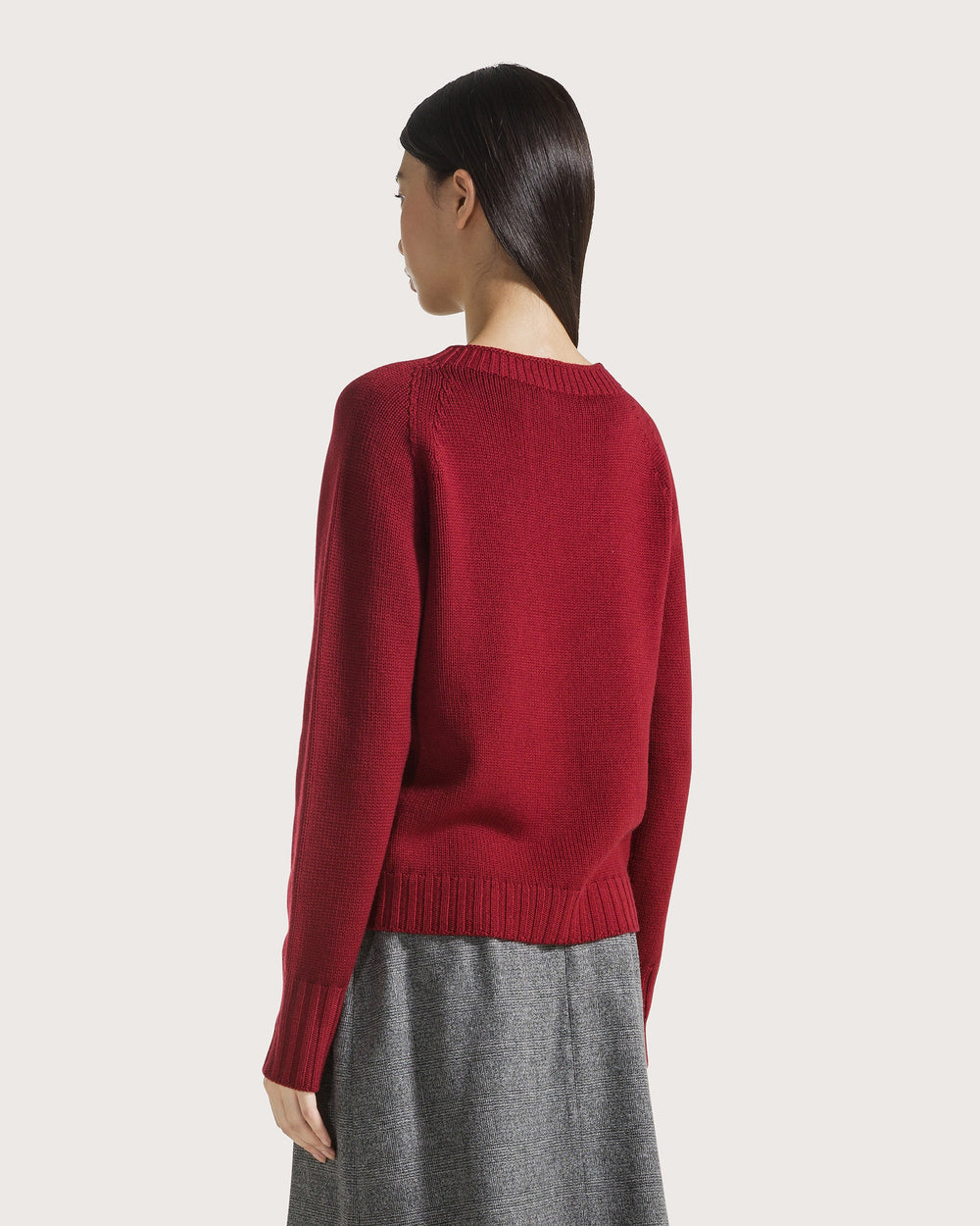19.70 Pull met Ronde Hals Rood
