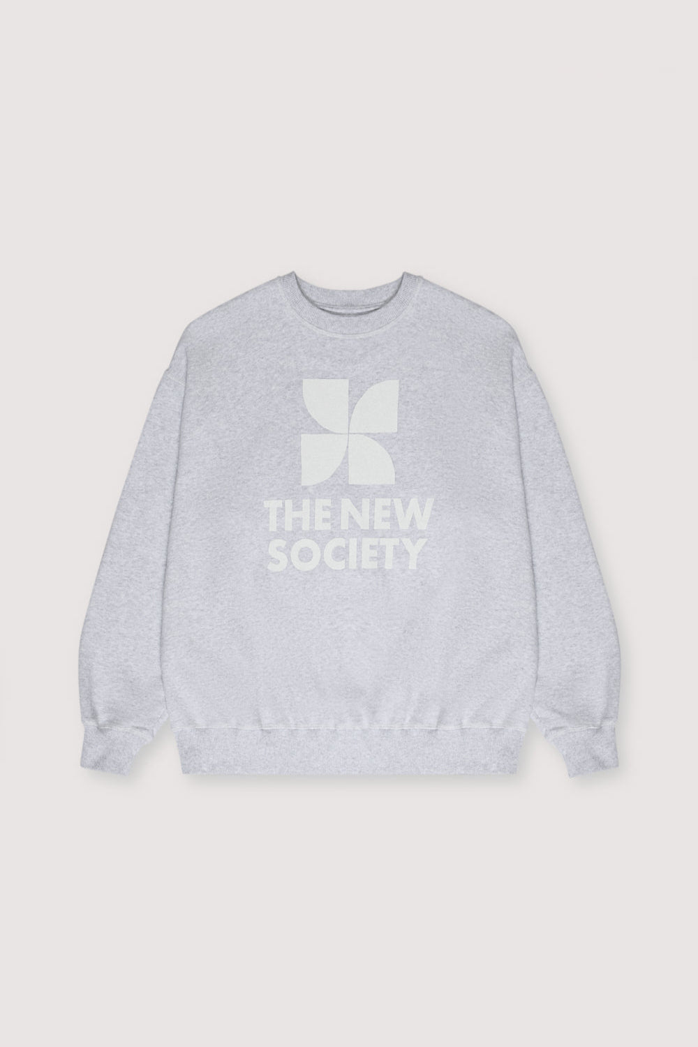 The New Society Sweater Mykonos White