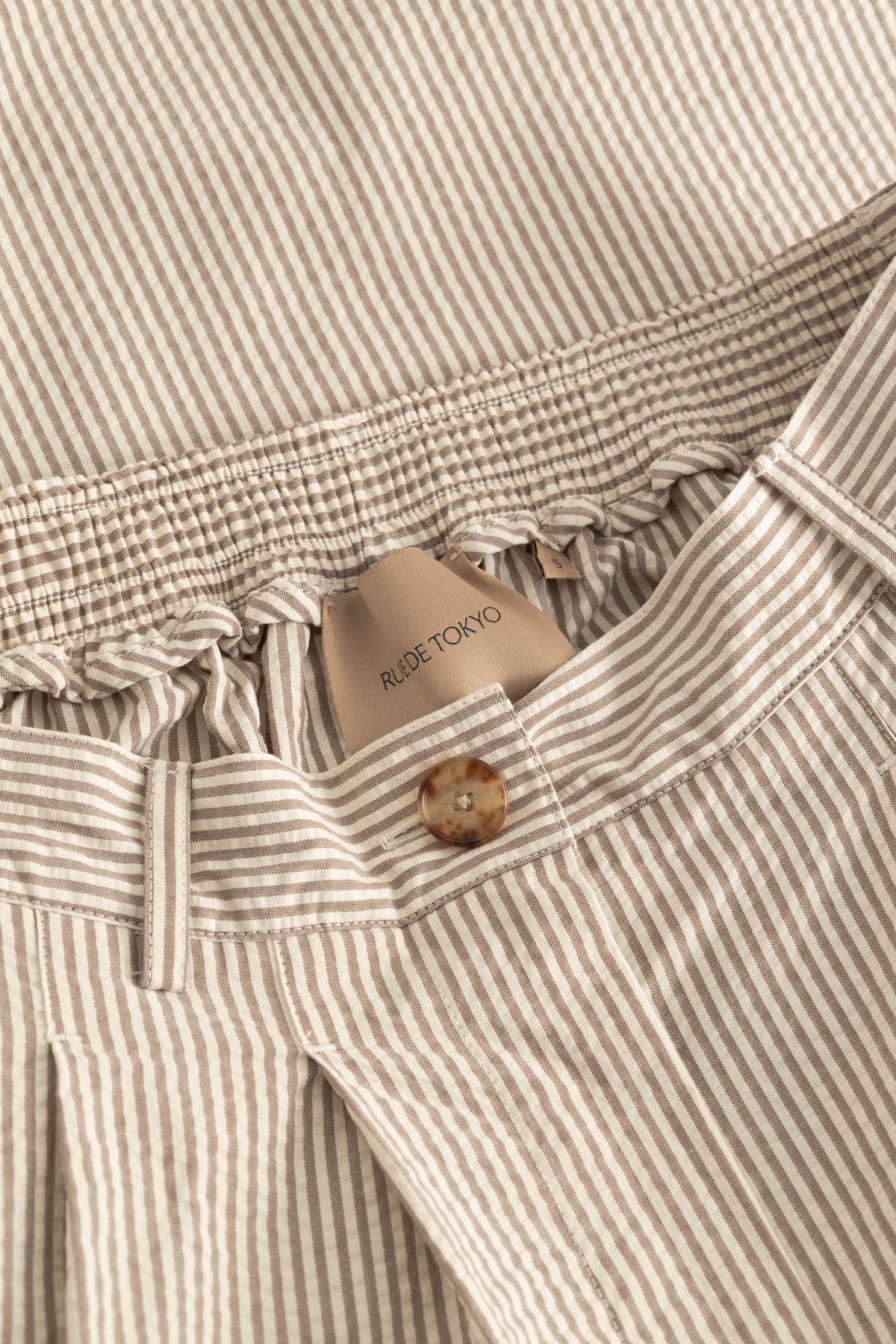 Rue de Tokyo Rok Pen Brown Stripe