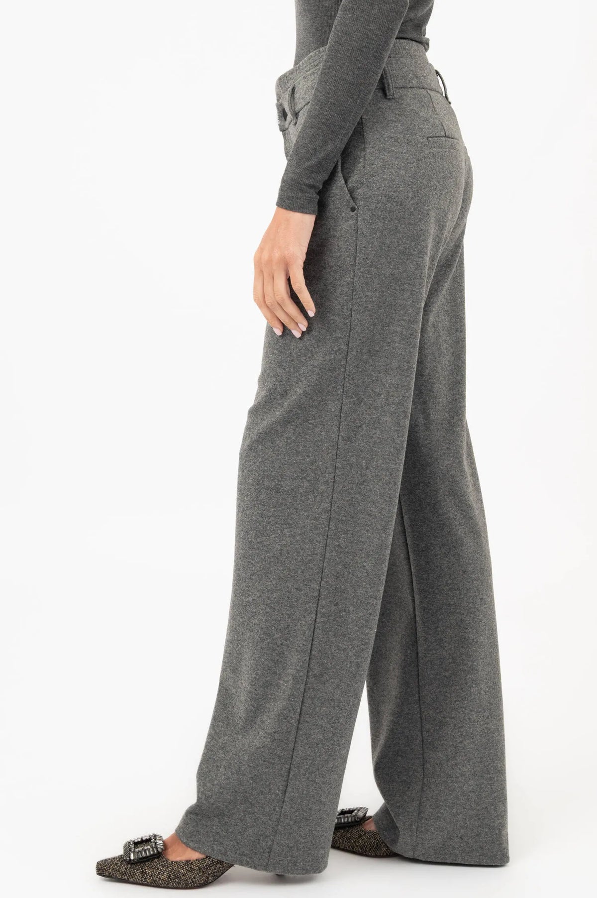 PNTS Broek The Super B Grijs