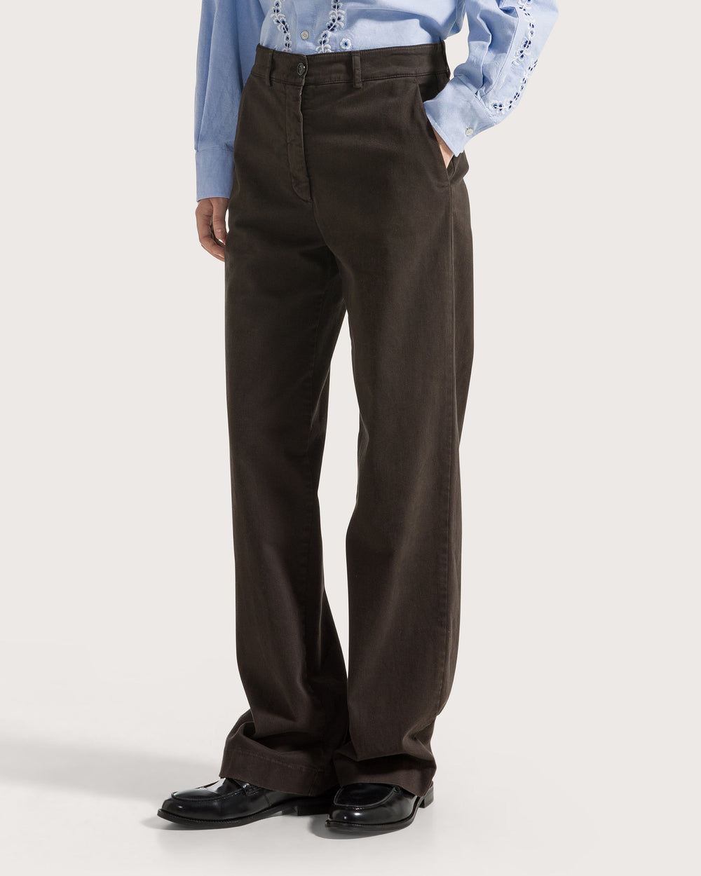 19.70 Broek Chino Bruin