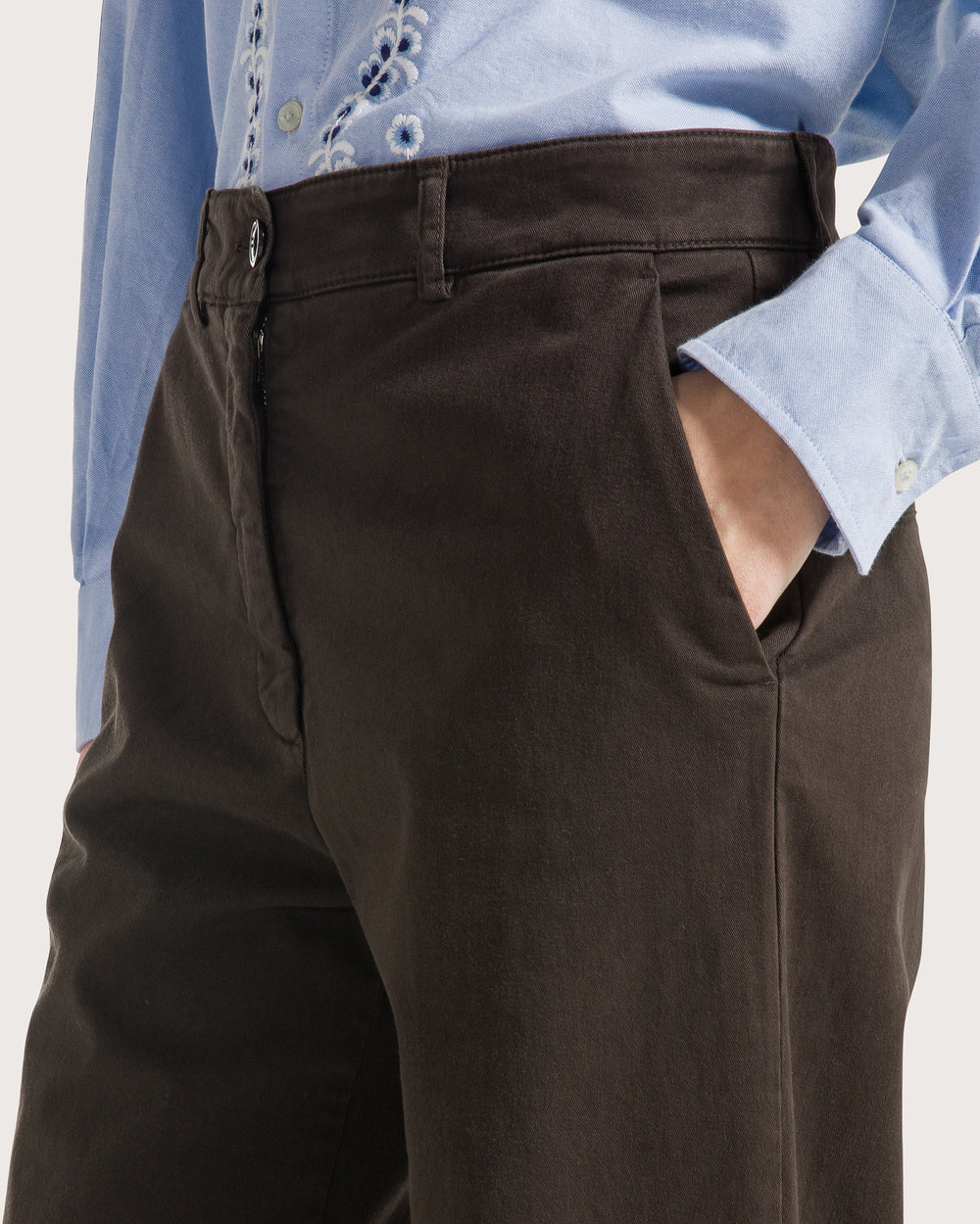 19.70 Broek Chino Bruin