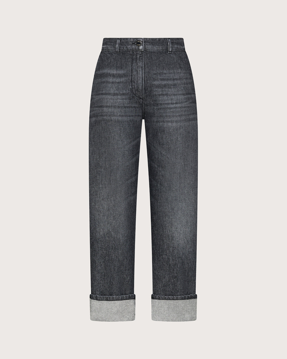 19.70Seventy Jeans Grijs met Omslag