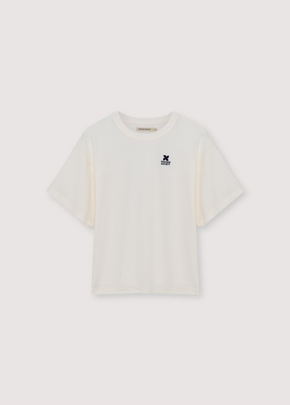 The New Society T-Shirt Logo Ecru
