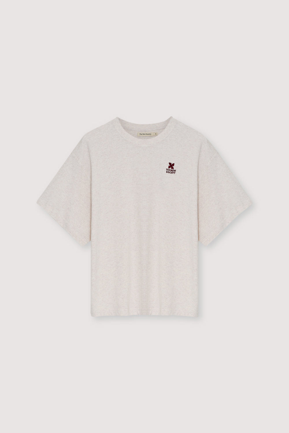 The New Society T-Shirt met Logo Sand Vigore