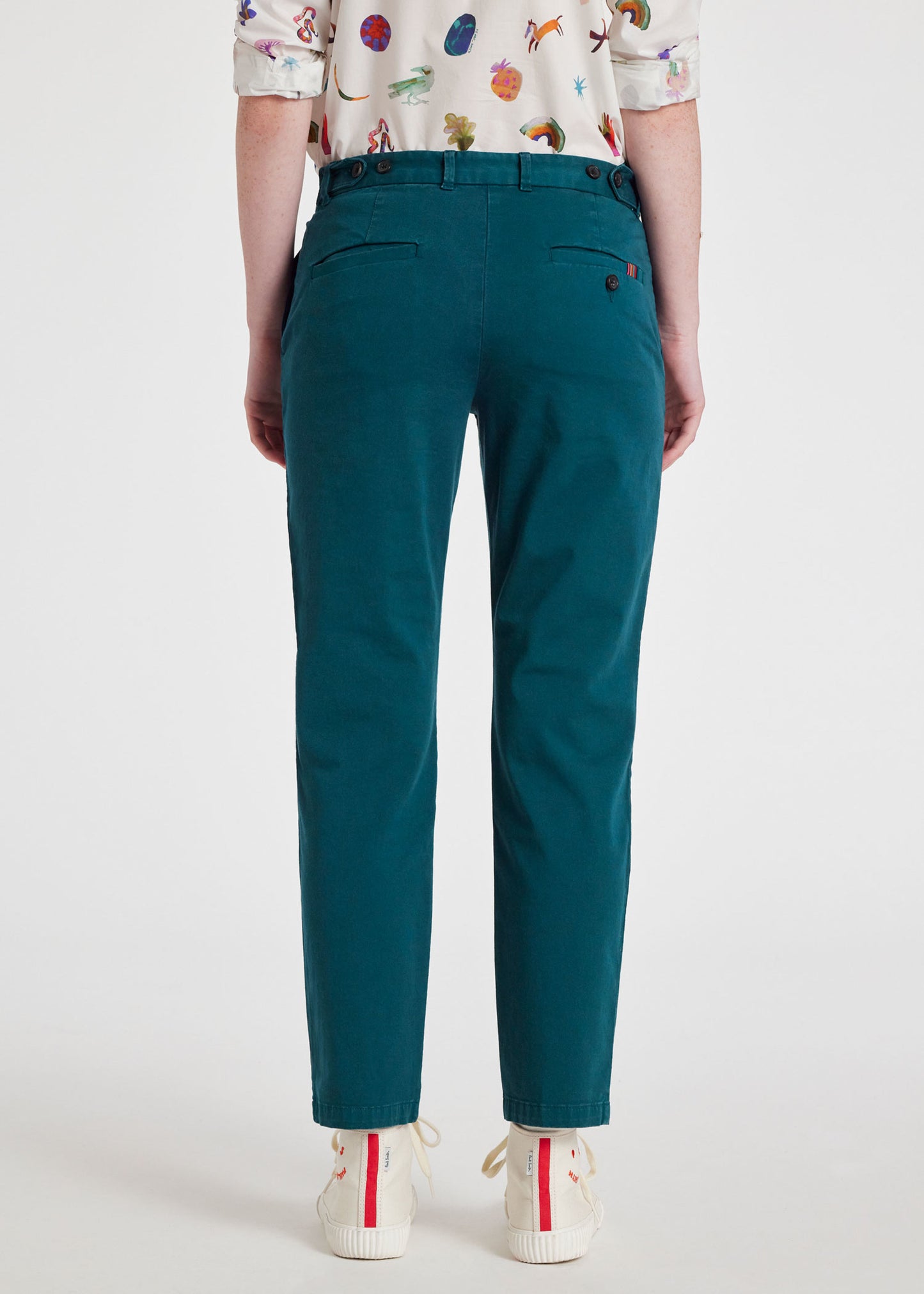 OUTLET Paul Smith Broek Chino Petrol