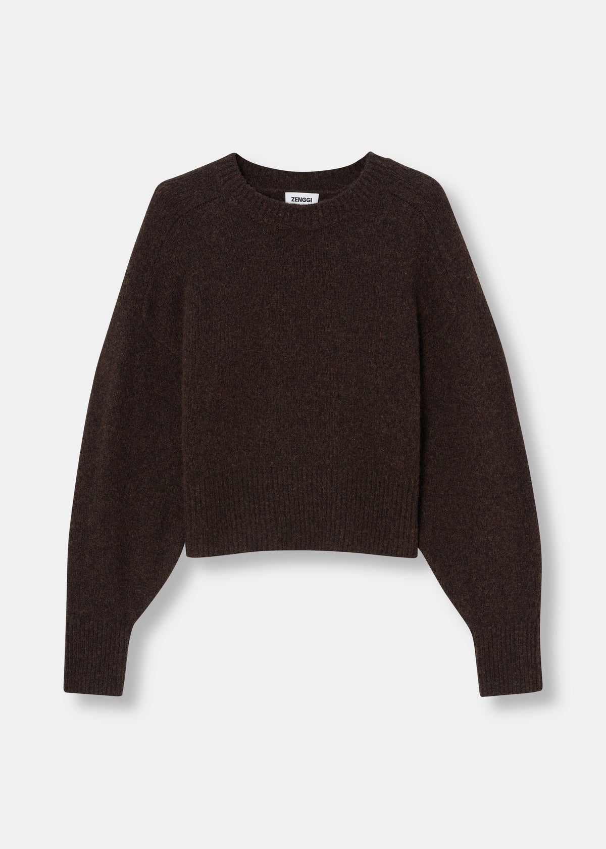 Zenggi Pull Lamswol Deep Brown