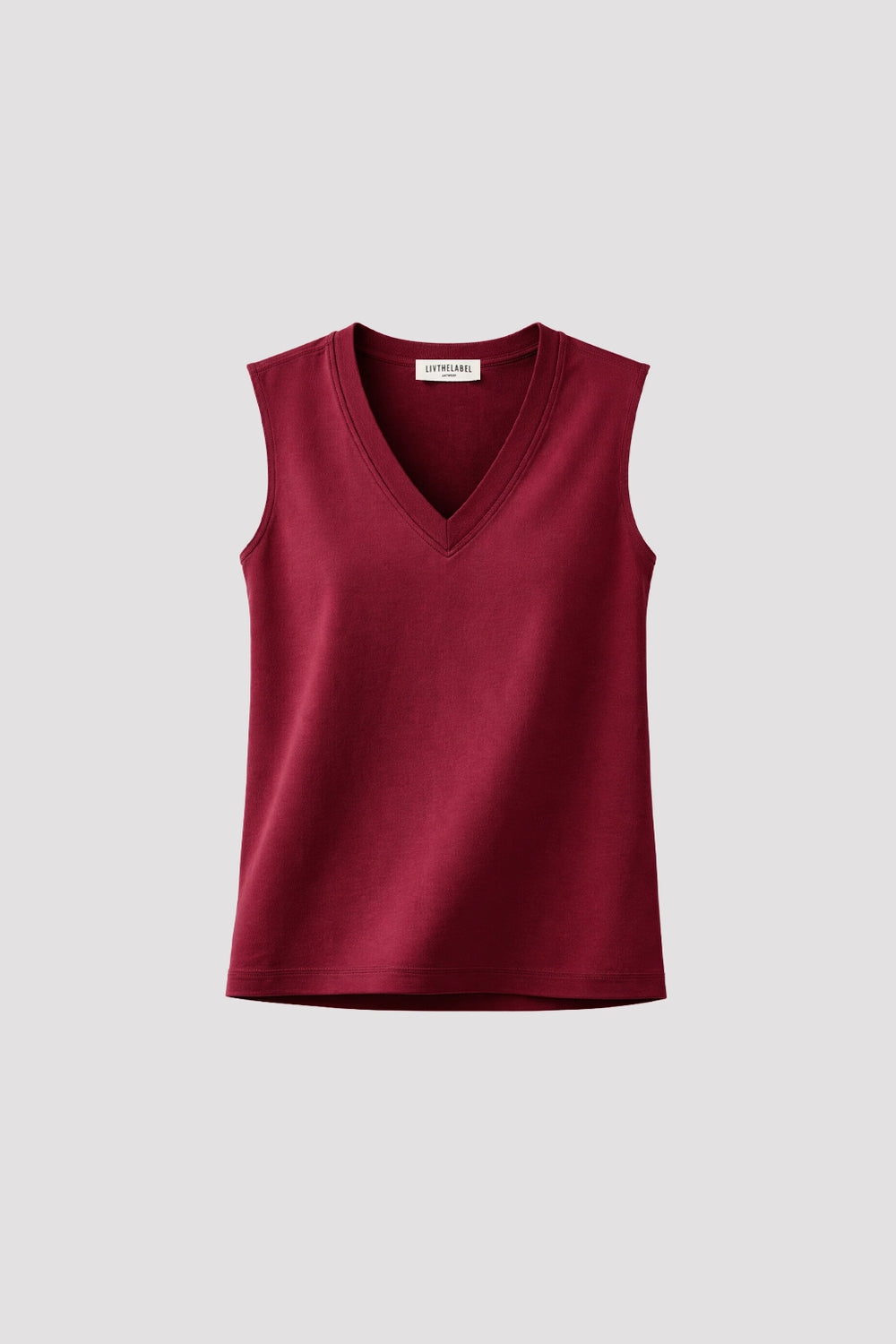 Liv The Label T-Shirt Burgundy Yvette