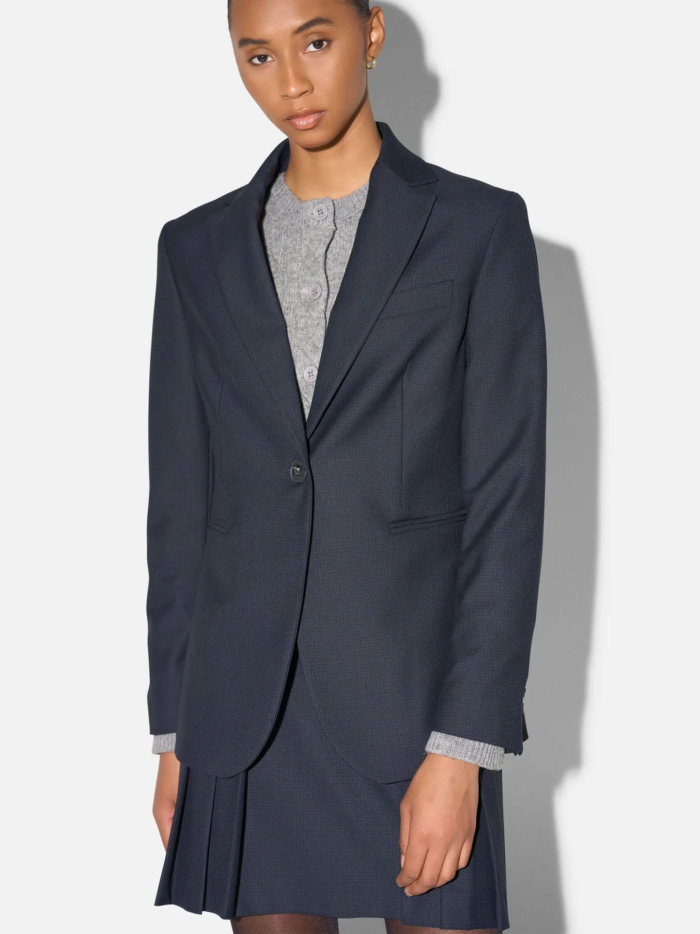 Janice Blazer Jeremy Check Blue