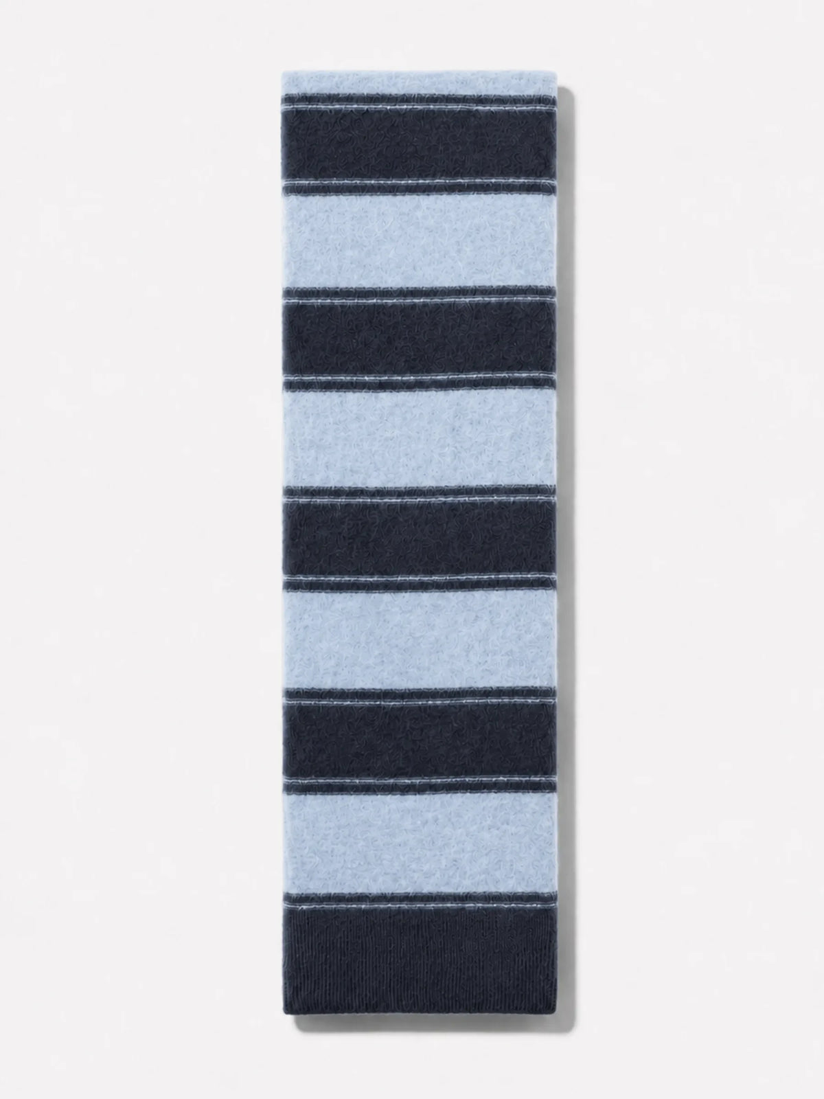 Janice Sjaal Santos Brushed Merinos Blue Stripes