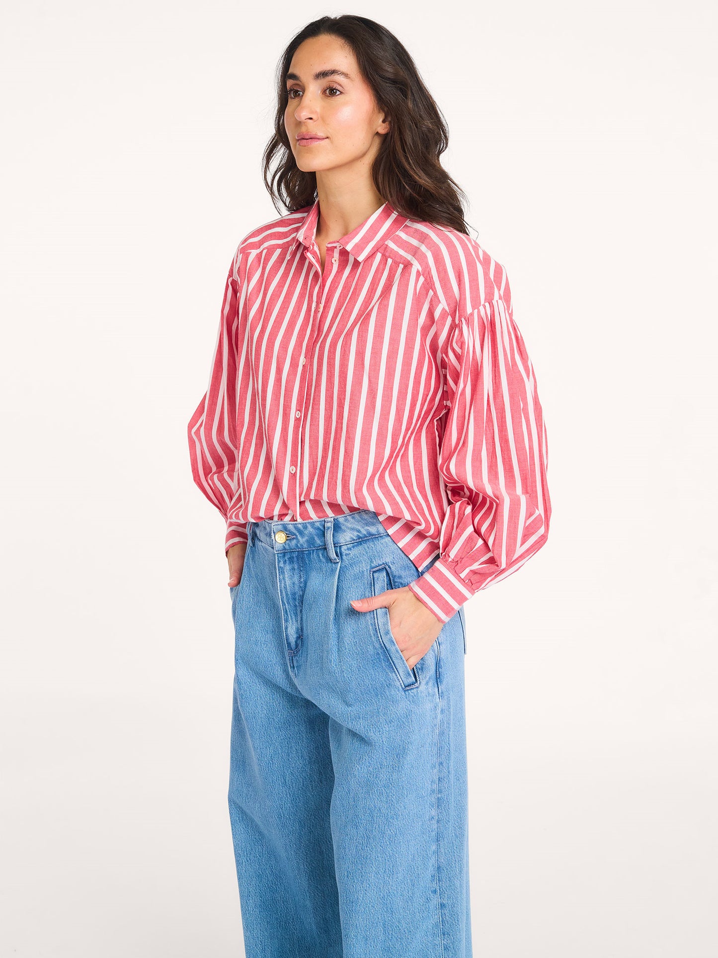 By-Bar Bloes Sarah Short Red Stripe