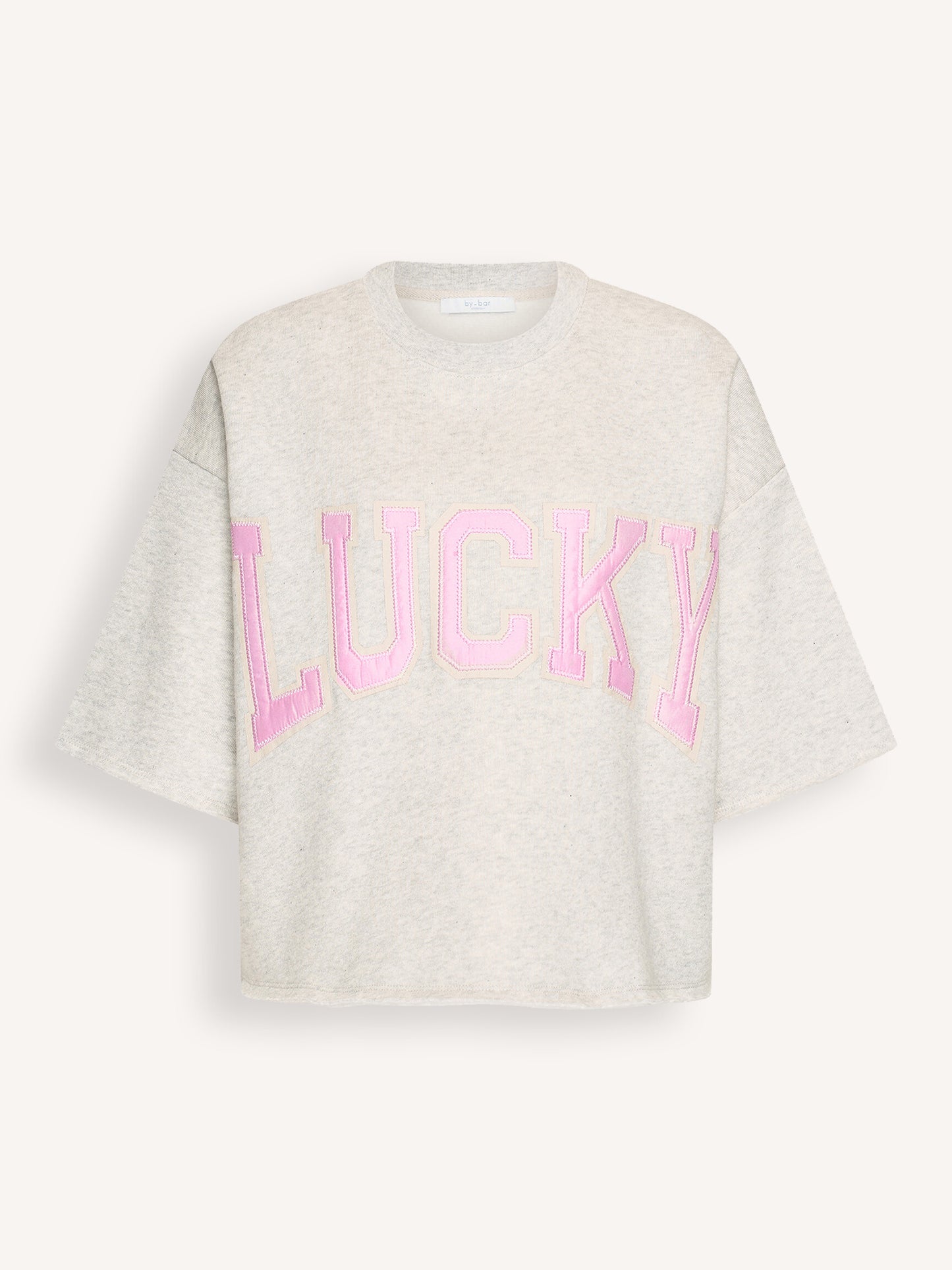 By-Bar Sweater Willow Lucky Light Grey Mêlee