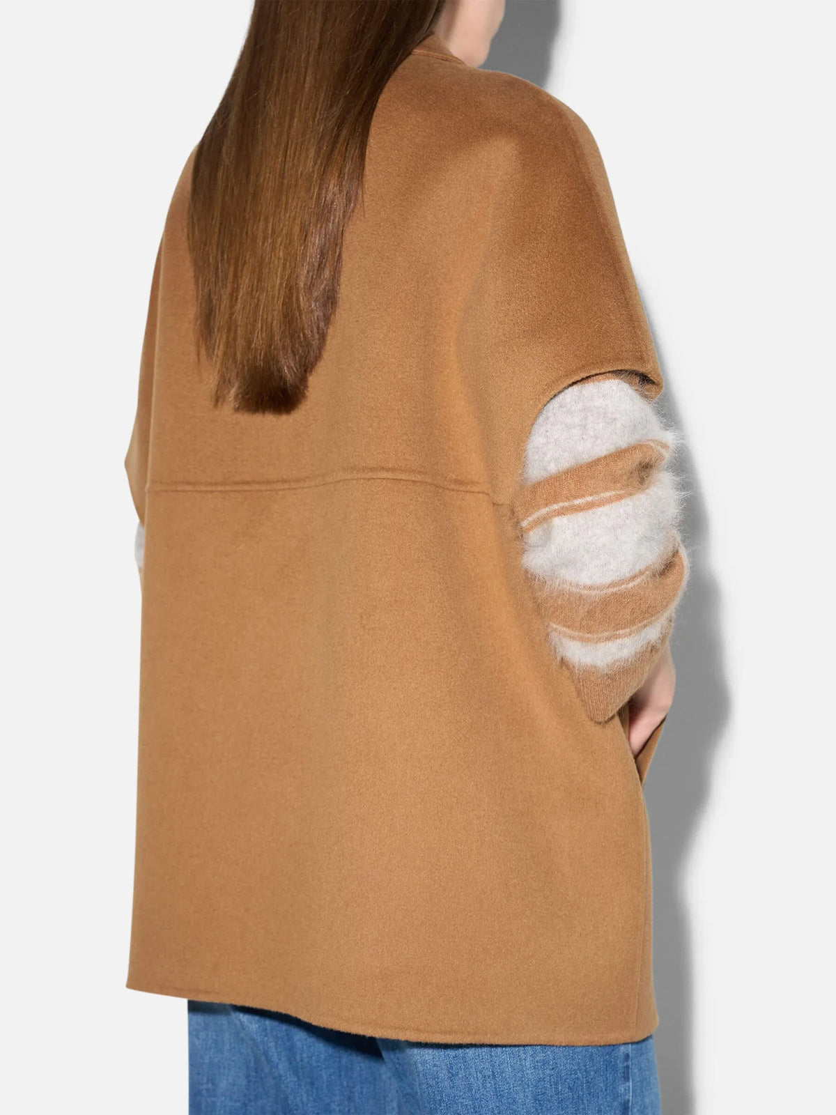 Janice Mouwloze Jas Archie Cognac